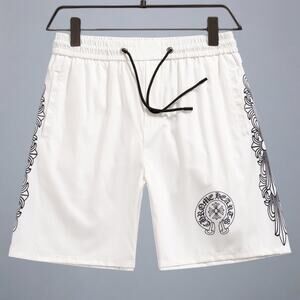 Chrome Hearts Men's White Beach Pants Shorts